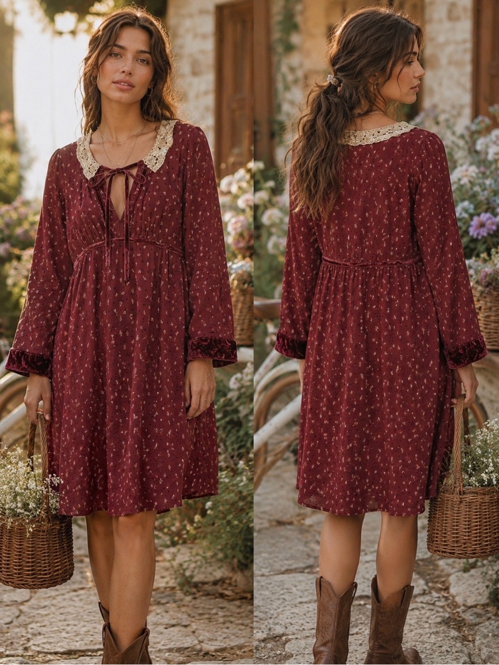 Free People Cottagecore Mini Dress